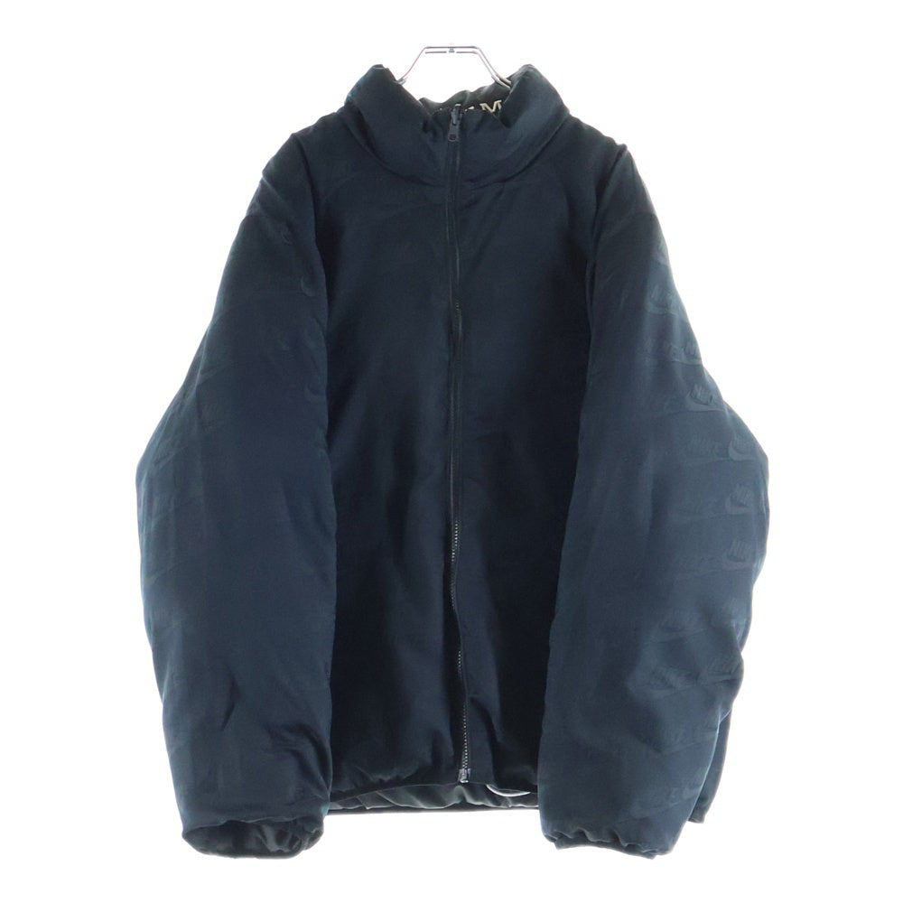 SUPREME(シュプリーム) 21SS ×NIKE Reversible Puffy Jack リバーシル パフィー ジップアップ ダウンジャケット ブラック DB0494-010