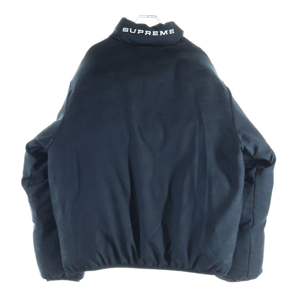 SUPREME(シュプリーム) 21SS ×NIKE Reversible Puffy Jack リバーシル パフィー ジップアップ ダウンジャケット ブラック DB0494-010