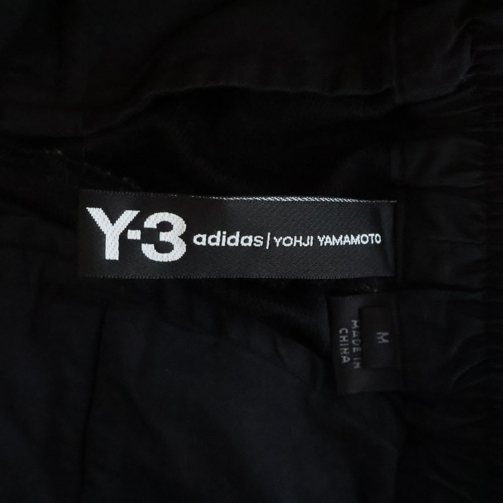 Y-3(ワイスリー) 19AW 3 STP STIRRUP TRACK PANTS スリーストライプ トラックパンツ ブラック FJ0460
