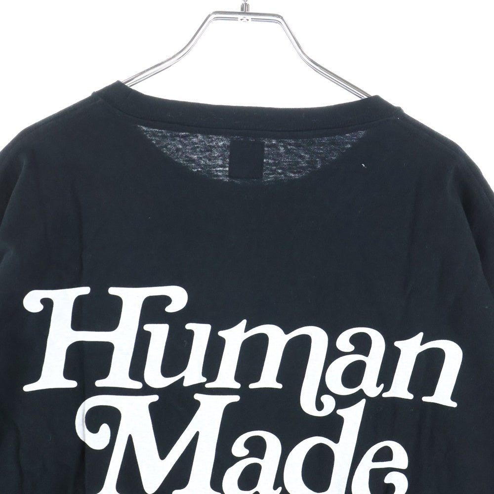 HUMAN MADE(ヒューマンメイド) 20AW ×GirlsDon'tCry L/S TEE ガールズドントクライ クルーネック 長袖Tシャツ カットソー ブラック XX20CS003