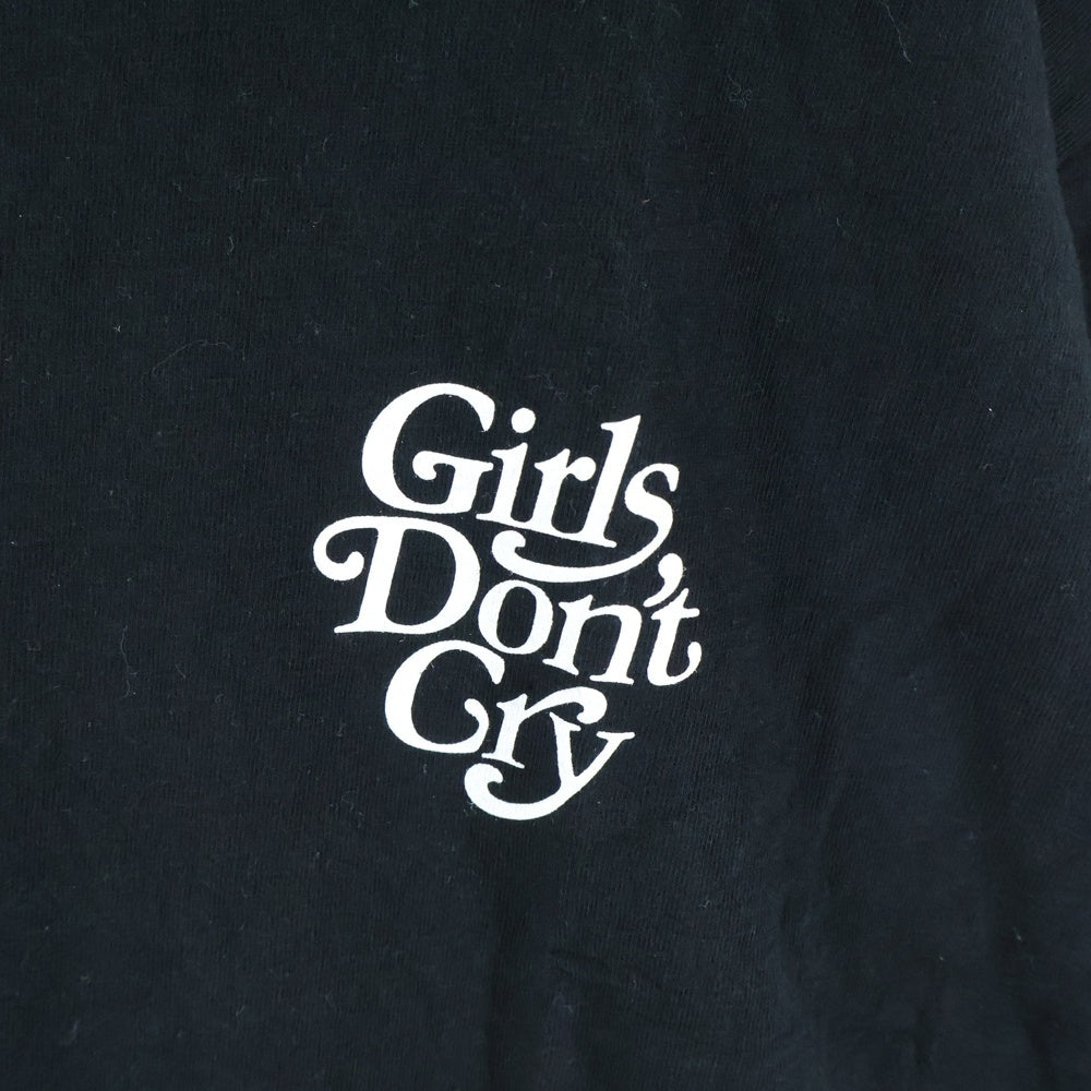 HUMAN MADE(ヒューマンメイド) 20AW ×GirlsDon'tCry L/S TEE ガールズドントクライ クルーネック 長袖Tシャツ カットソー ブラック XX20CS003