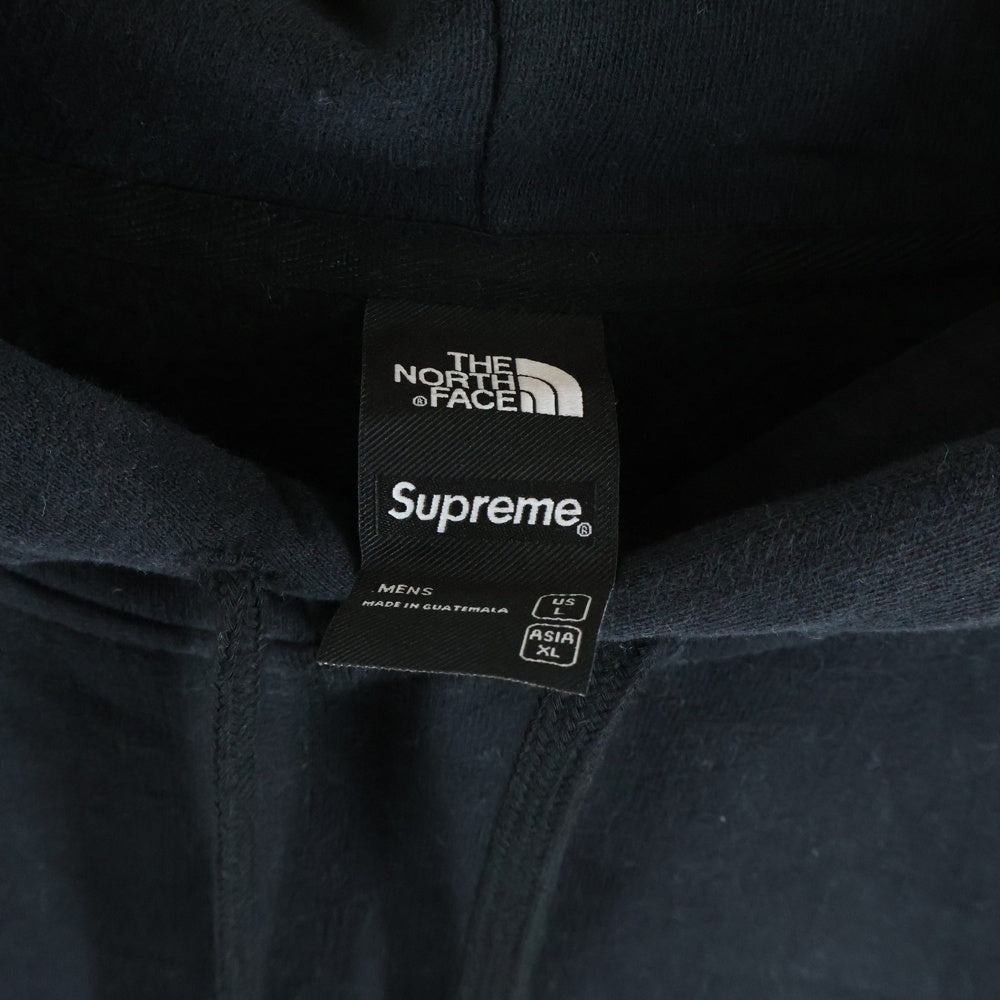 SUPREME(シュプリーム) 21AW×THE NORTH FACE Lenticular Mountains Hooded ザノースフェイス レンチキュラー マウンテン フーディー スウェットシャツ プルオーバーパーカー NT52100I
