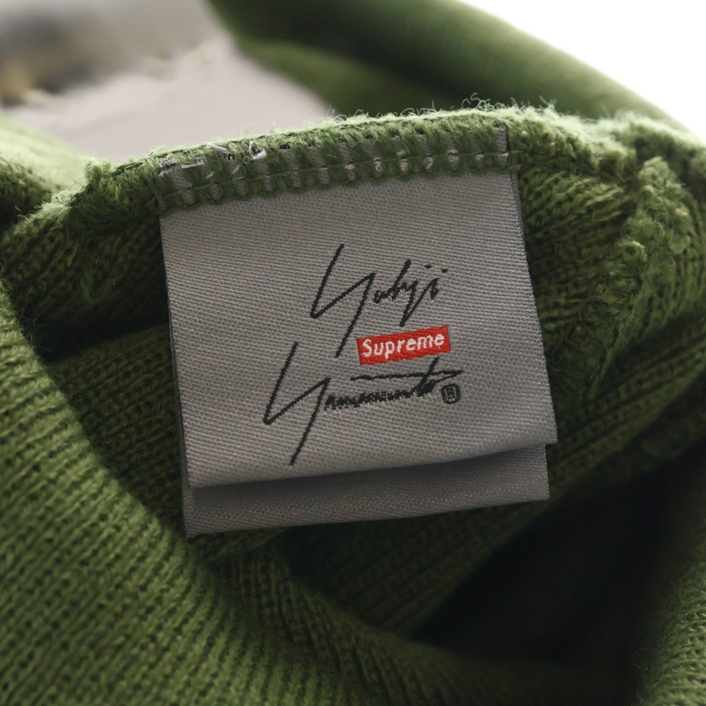 SUPREME(シュプリーム) 20AW ×Yohji Yamamoto New Era Beanie ヨウジヤマモト ニューエラ ロゴ刺繍ビーニー ニット帽 帽子 カーキ
