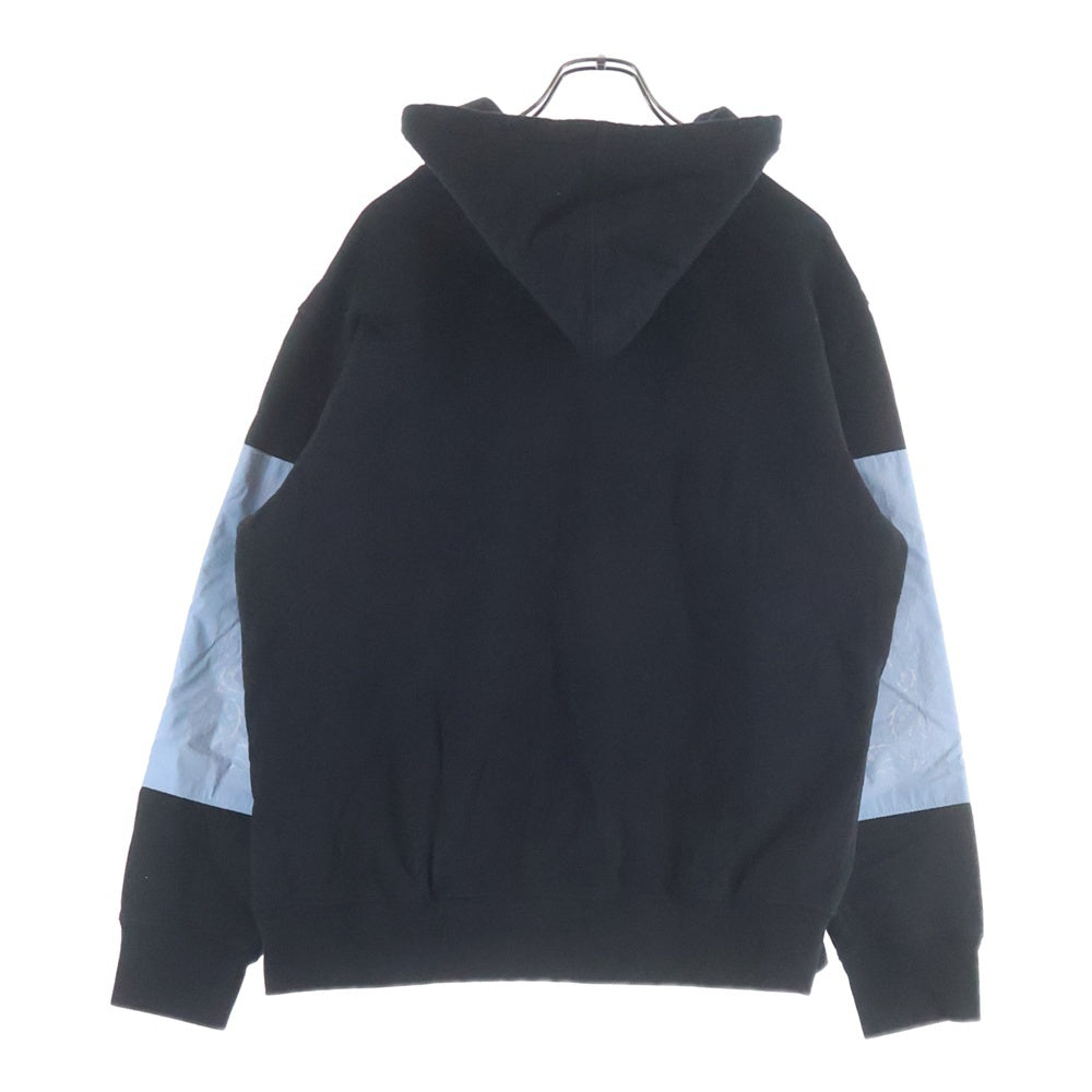 SUPREME(シュプリーム) 22SS ×THE NORTH FACE Bandana Hooded SweatShirt ×ノースフェイス バンダナフーディースウェットシャツ ブラック/ライトブルー パーカー NT022081