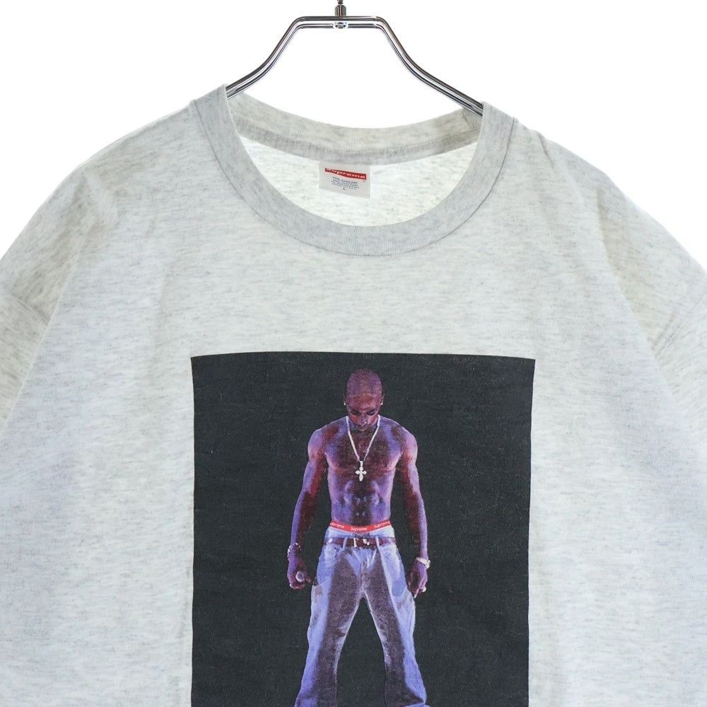 SUPREME(シュプリーム) 20SS Tupac Hologram Tee 2パック ホログラム クルーネック 半袖Tシャツ カットソー グレー