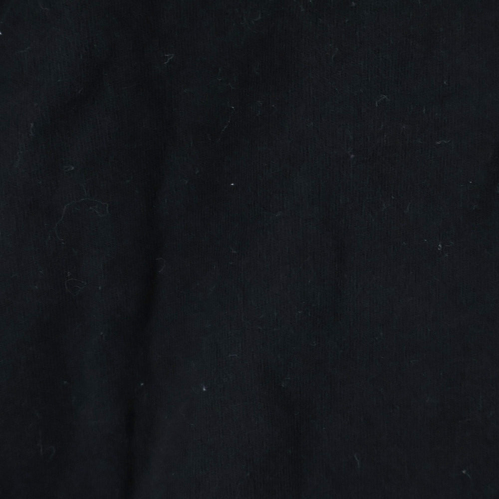 Yohji Yamamoto(ヨウジヤマモト) ×NewEra Logo Tee ニューエラ フロントロゴ クルーネック 半袖Tシャツ カットソー ブラック HN-T97-081