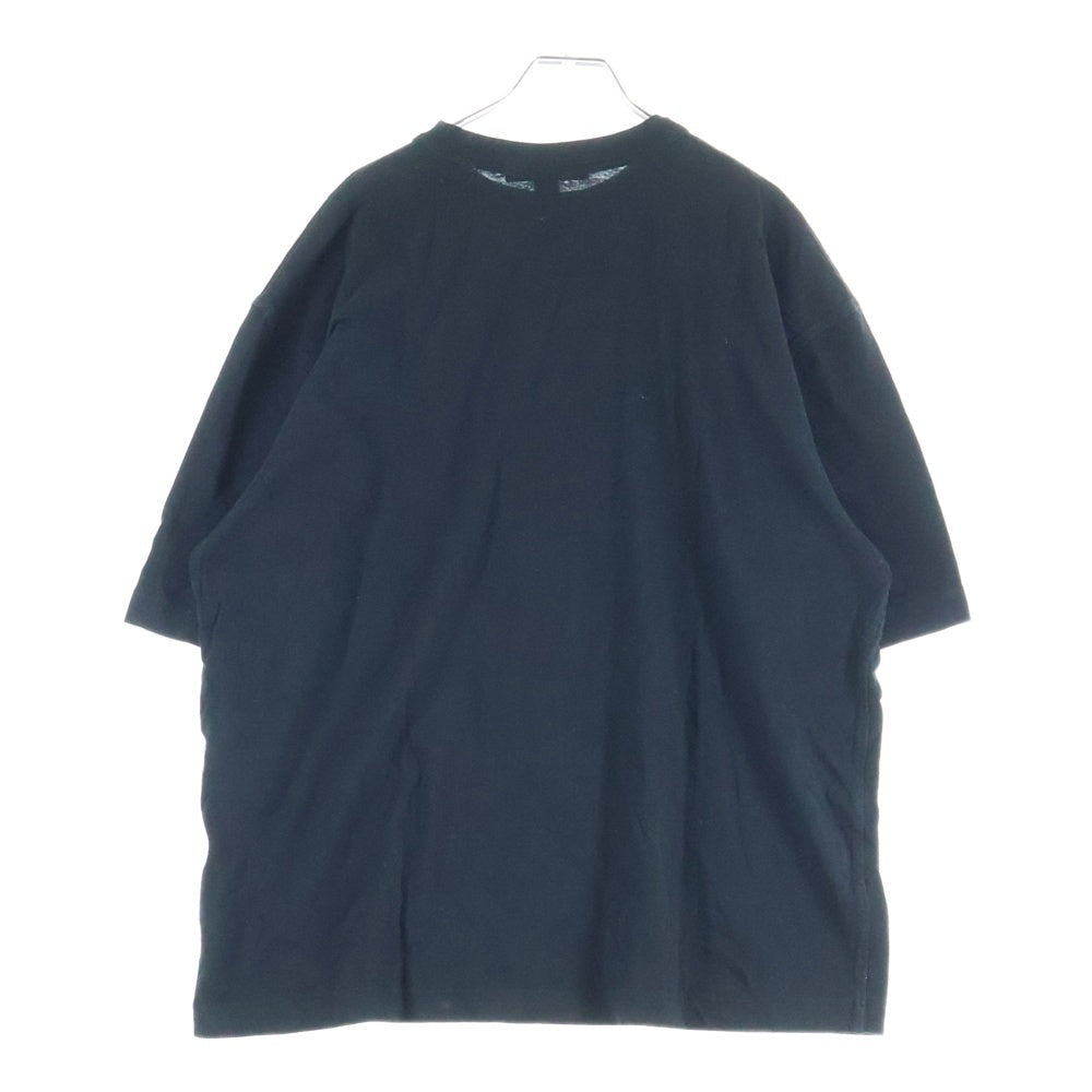 Y-3(ワイスリー) 20SS DISTRESSED SIGNATURE TEE ディストレス シグネーチャー クルーネック 半袖Tシャツ カットソー ブラック FQ4114