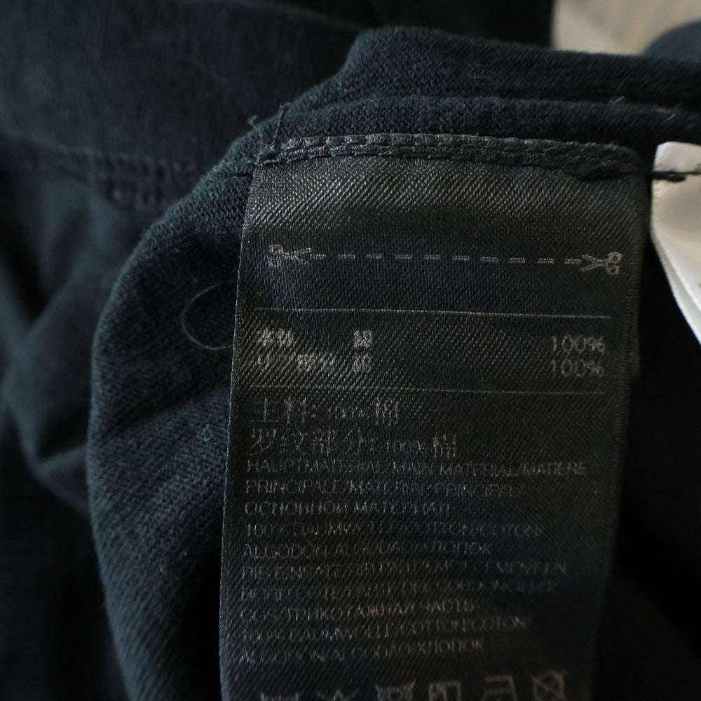Y-3(ワイスリー) 20SS DISTRESSED SIGNATURE TEE ディストレス シグネーチャー クルーネック 半袖Tシャツ カットソー ブラック FQ4114
