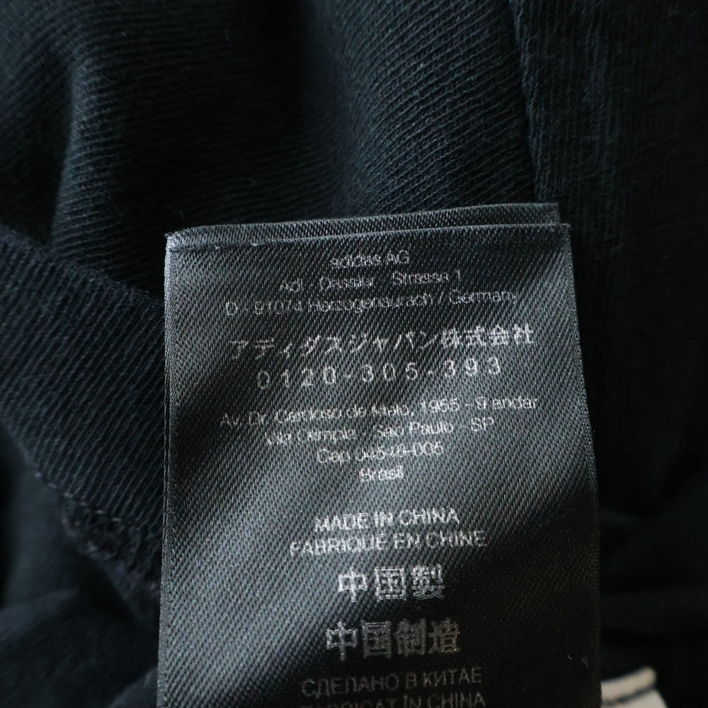Y-3(ワイスリー) 20SS DISTRESSED SIGNATURE TEE ディストレス シグネーチャー クルーネック 半袖Tシャツ カットソー ブラック FQ4114