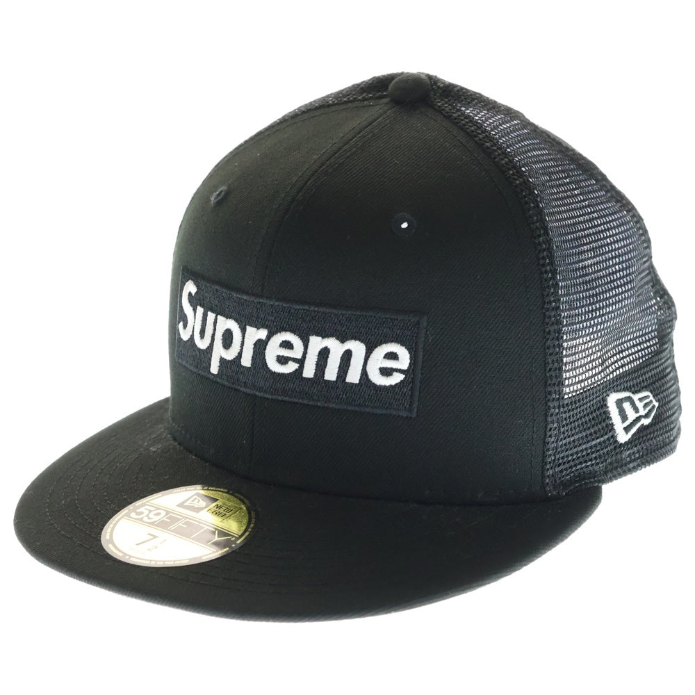 SUPREME(シュプリーム) 23SS ×NEW ERA Box Logo Mesh ニューエラ ボックスロゴ メッシュキャップ ブラック