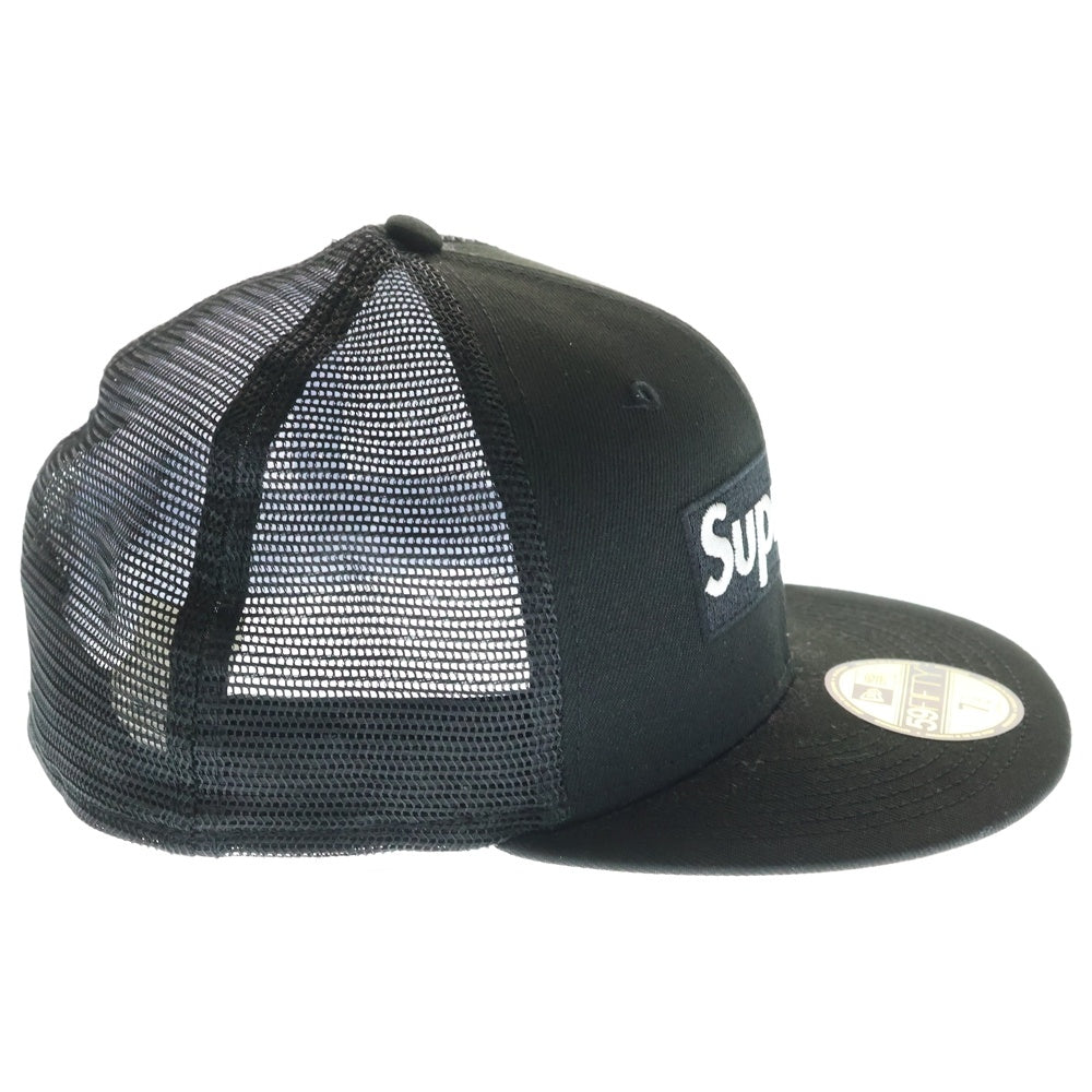 SUPREME(シュプリーム) 23SS ×NEW ERA Box Logo Mesh ニューエラ ボックスロゴ メッシュキャップ ブラック