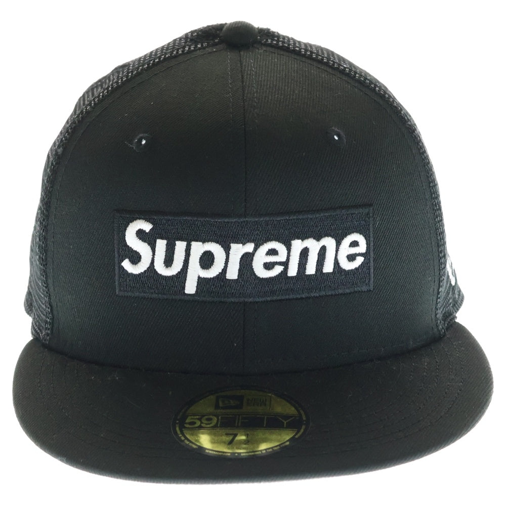 SUPREME(シュプリーム) 23SS ×NEW ERA Box Logo Mesh ニューエラ ボックスロゴ メッシュキャップ ブラック