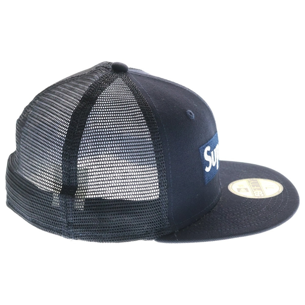 SUPREME(シュプリーム) 23SS ×NEW ERA Box Logo Mesh ニューエラ ボックスロゴ メッシュキャップ ネイビー