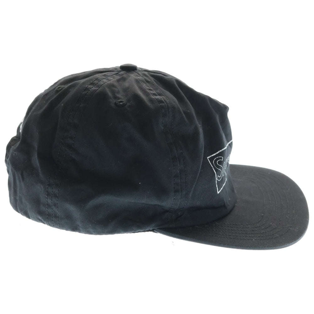 SUPREME(シュプリーム) 21SS KAWS Chalk Logo 5-Panel Black カウズ チョーク ロゴ 5-パネル キャップ ブラック
