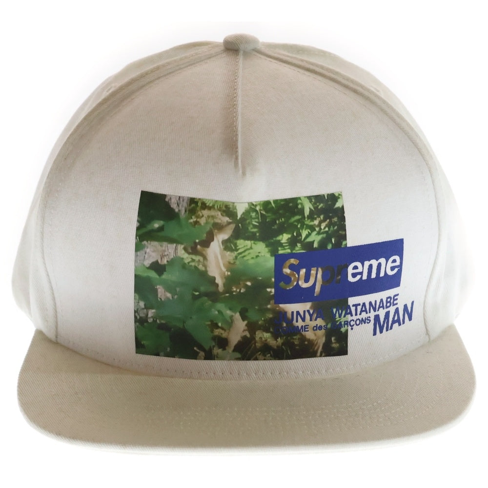 SUPREME(シュプリーム) 21AW JUNYA WATANABE COMME des GARCONS MAN Nature 5-Panel Cap ジュンヤワタナベ コムデギャルソン メン ネイチャー 5パネル キャップ ホワイト