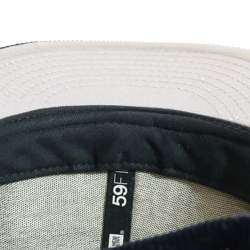SUPREME(シュプリーム) 15AW Corduroy Box Logo New Era Cap ニューエラ コーデュロイ ボックスロゴキャップ ネイビー