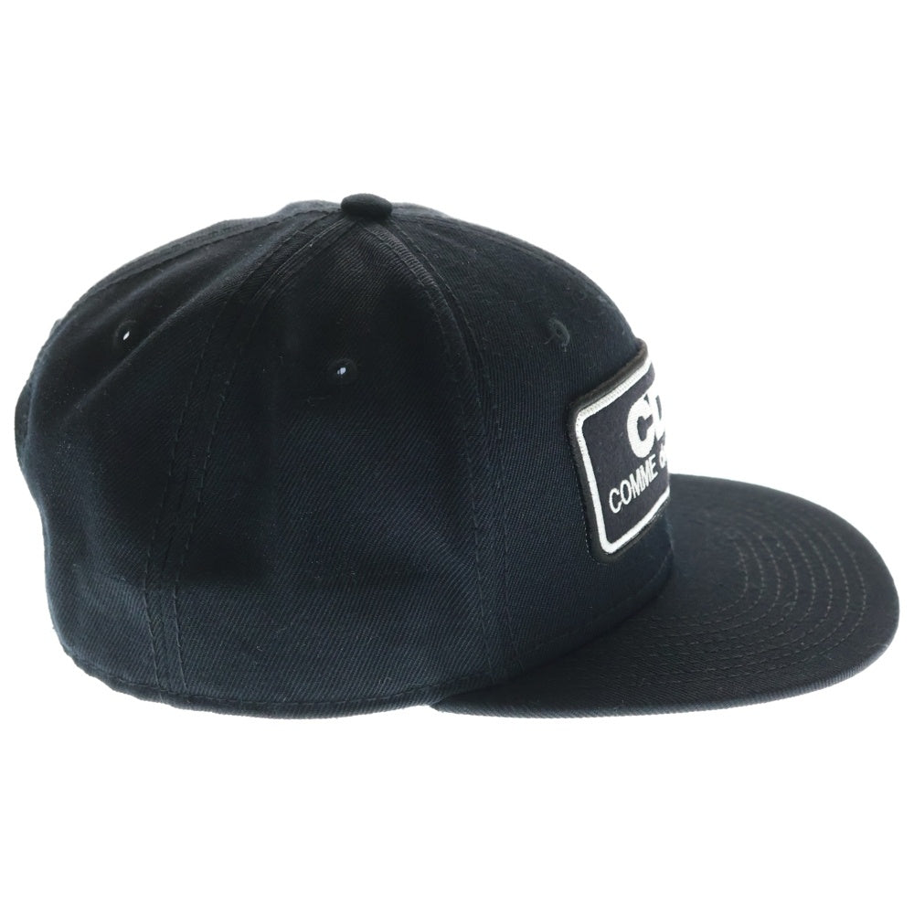 COMME des GARCONS(コムデギャルソン) 19SS LOGO PATCH CAP ロゴパッチ ベースボールキャップ 帽子 ブラック SZ-K601-051-1-1