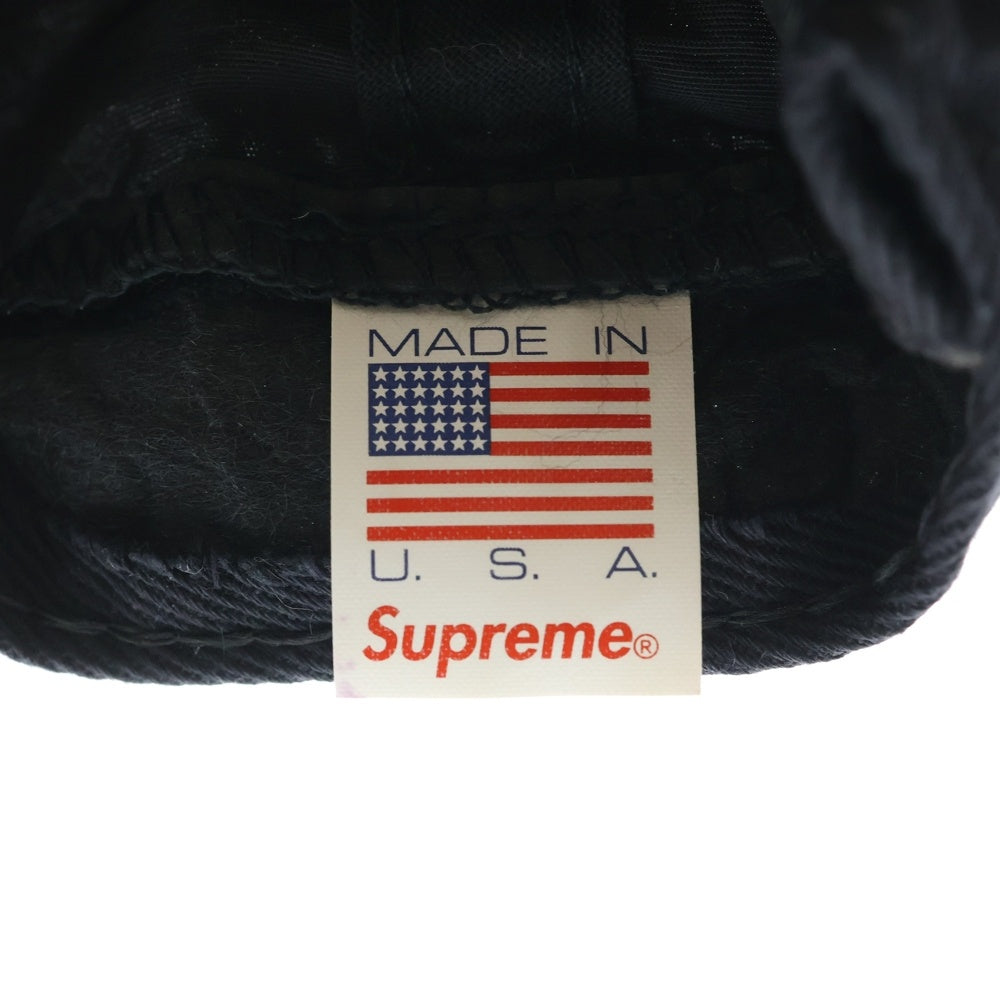 SUPREME(シュプリーム) 16SS Motion Logo 5-Panel Cap モーション ロゴ 5パネル キャップ 帽子 ブラック