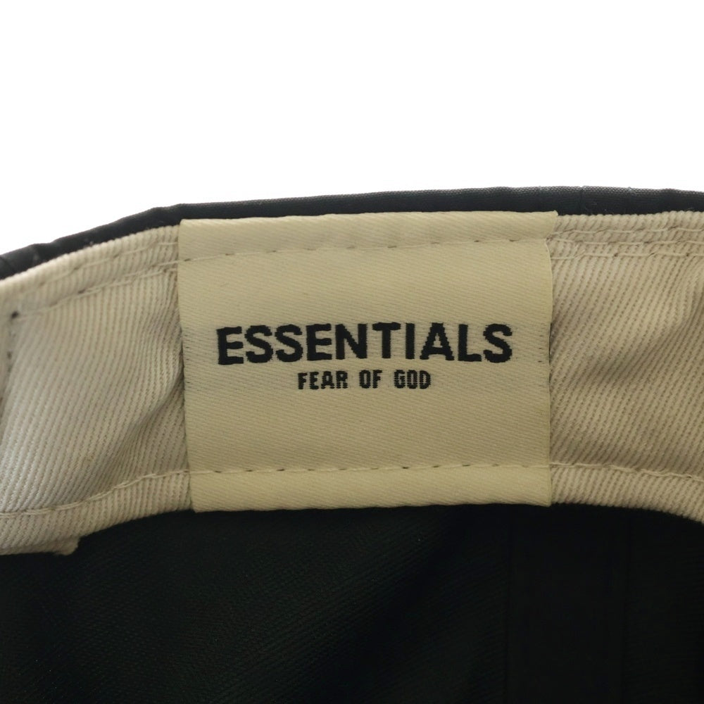 NEW ERA(ニューエラ) ×FEAR OF GOD ESSENTIALS フロント ロゴ キャップ 帽子 ブラック