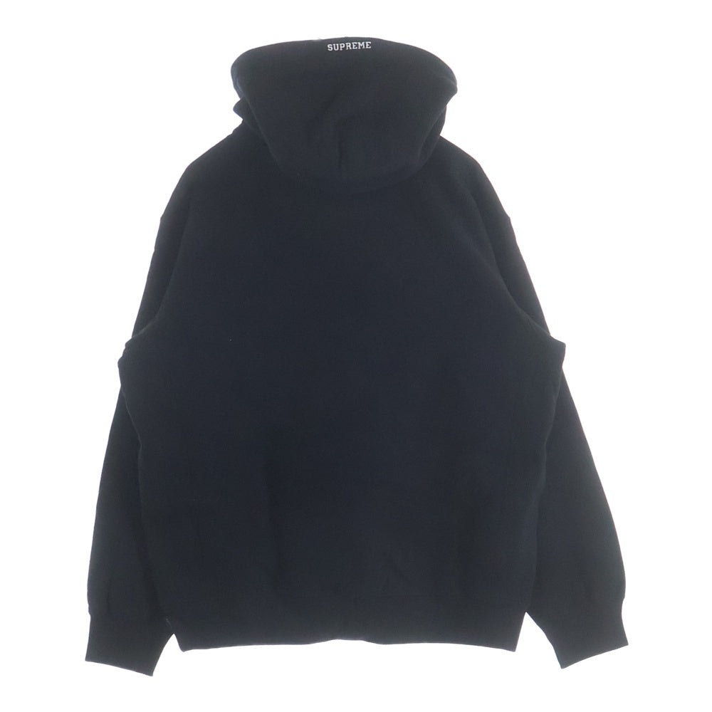 SUPREME(シュプリーム) 21SS ×Swarovski S Logo Hooded Sweatshirt スワロフスキー Sロゴ スウェット プルオーバーパーカー ブラック