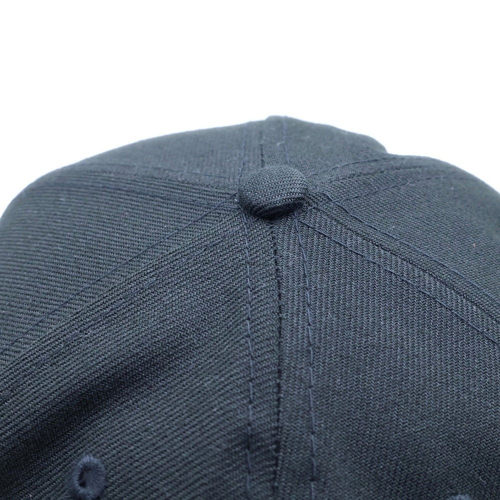 SUPREME(シュプリーム) 18AW ×NEW ERA Classic Script Cap ×ニューエラ クラシック スクリプト キャップ ブラック