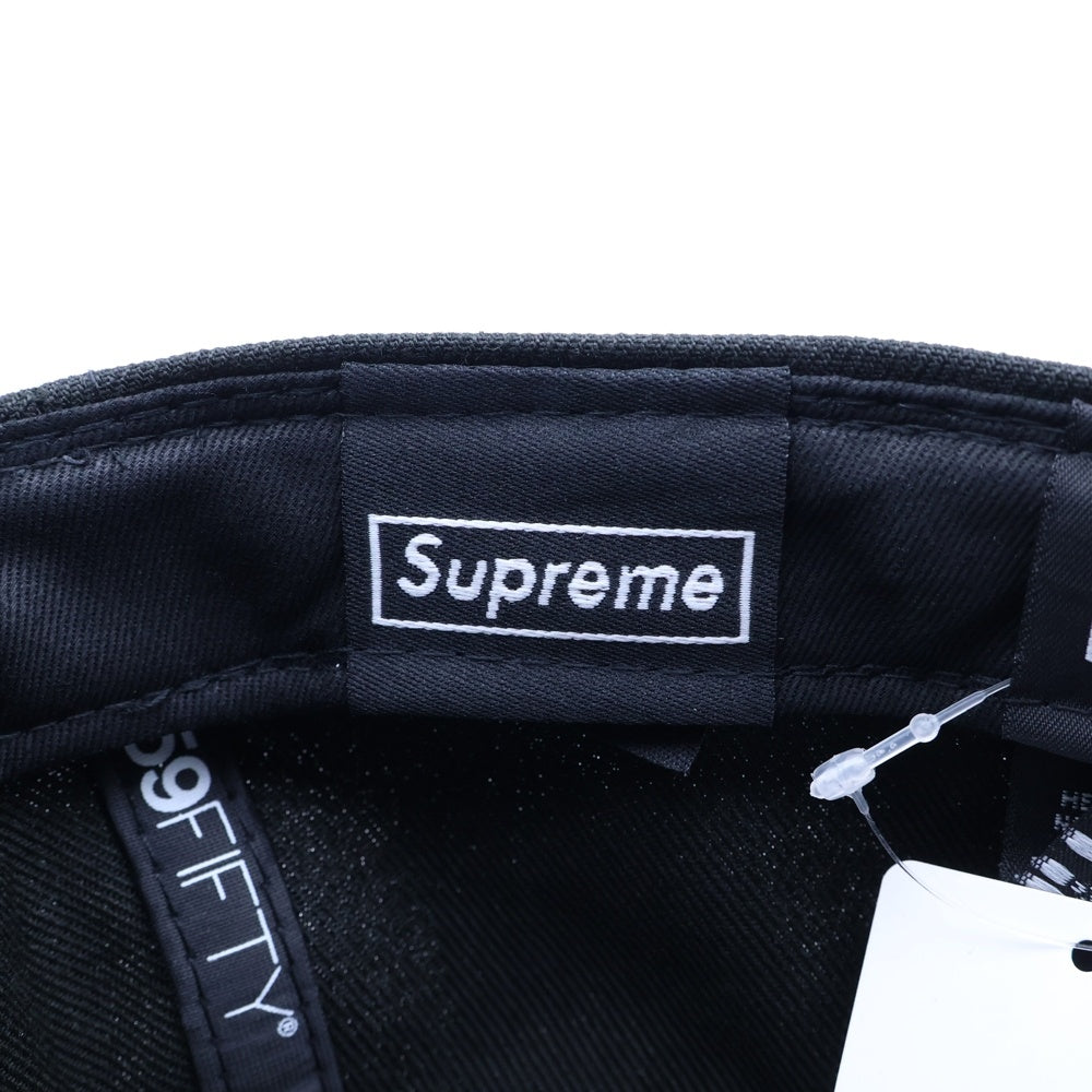 SUPREME(シュプリーム) 18AW ×NEW ERA Classic Script Cap ×ニューエラ クラシック スクリプト キャップ ブラック
