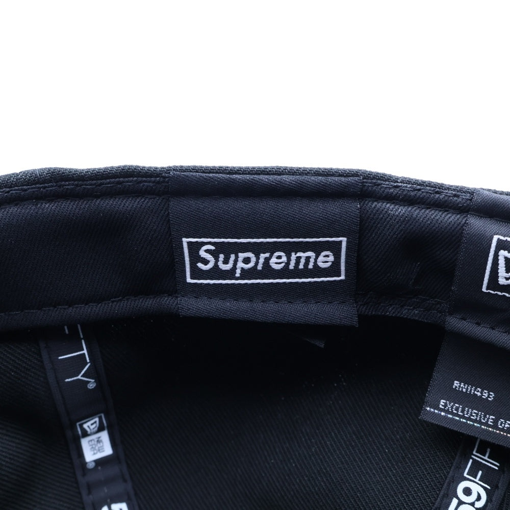 SUPREME(シュプリーム) 22AW ×New Era Money Box Logo Cap ×ニューエラ マネーボックスロゴ キャップ ブラック