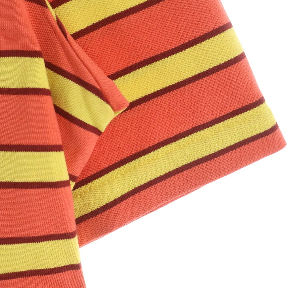 SUPREME(シュプリーム) 21AW ×JUNYA WATANABE Stripe S/S Tee ×ジュンヤワタナベ ストライプ クルーネック 半袖Tシャツ カットソー オレンジ