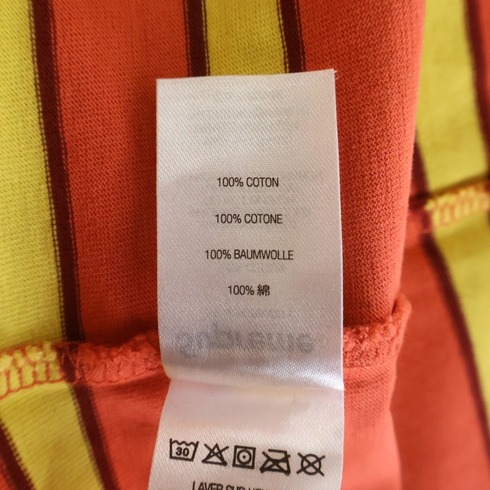 SUPREME(シュプリーム) 21AW ×JUNYA WATANABE Stripe S/S Tee ×ジュンヤワタナベ ストライプ クルーネック 半袖Tシャツ カットソー オレンジ