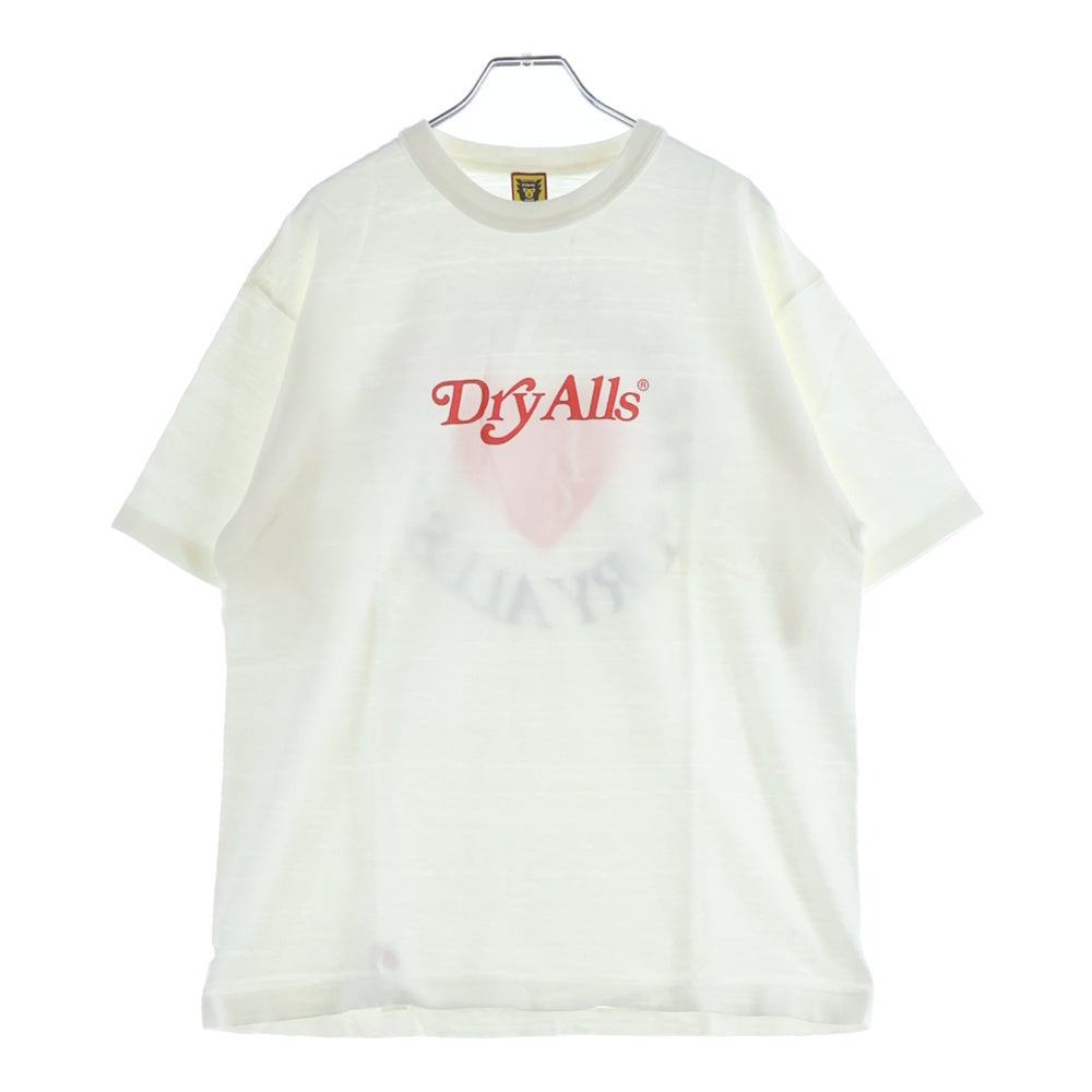 HUMAN MADE(ヒューマンメイド) ×VERDY ヴェルディ クルーネック 半袖Tシャツ カットソー ホワイト HM18TE033