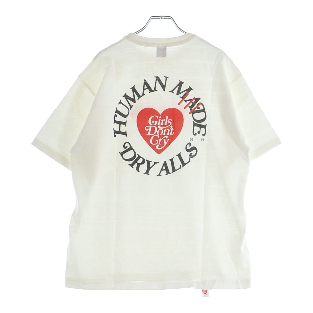 HUMAN MADE(ヒューマンメイド) ×VERDY ヴェルディ クルーネック 半袖Tシャツ カットソー ホワイト HM18TE033