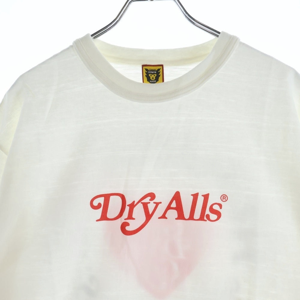 HUMAN MADE(ヒューマンメイド) ×VERDY ヴェルディ クルーネック 半袖Tシャツ カットソー ホワイト HM18TE033