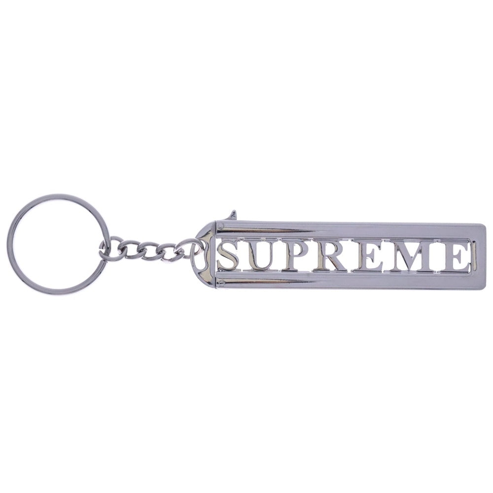SUPREME(シュプリーム) 22AW Slide Keychain スライド キーチェーン シルバー