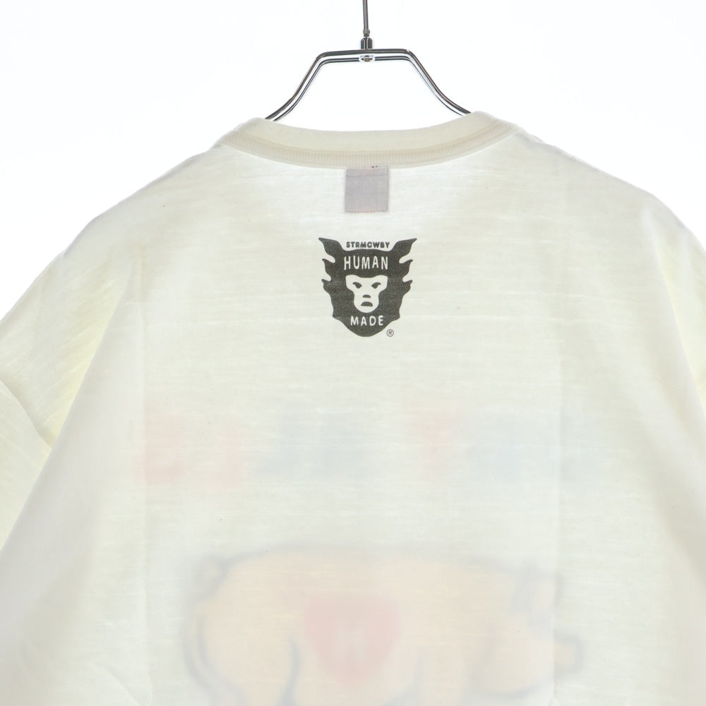 HUMAN MADE(ヒューマンメイド) Pig Graphic Print Tee ピッグ グラフィック プリント クルーネック 半袖Tシャツ カットソー ホワイト HM17TE006