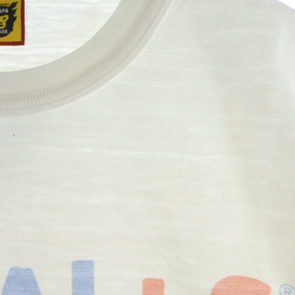 HUMAN MADE(ヒューマンメイド) Pig Graphic Print Tee ピッグ グラフィック プリント クルーネック 半袖Tシャツ カットソー ホワイト HM17TE006