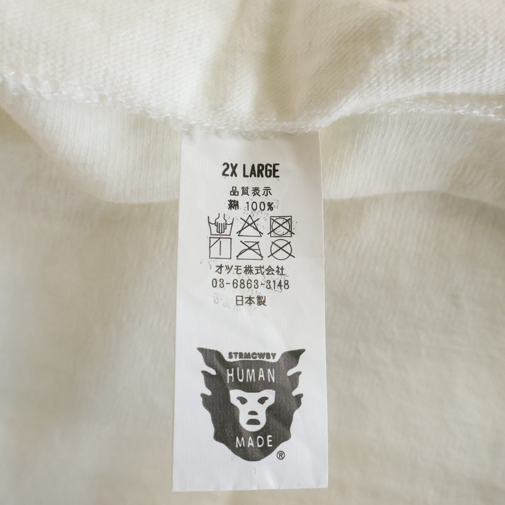 HUMAN MADE(ヒューマンメイド) Pig Graphic Print Tee ピッグ グラフィック プリント クルーネック 半袖Tシャツ カットソー ホワイト HM17TE006