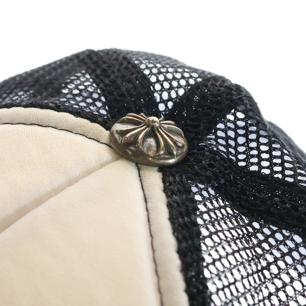CHROME HEARTS(クロムハーツ) OLD HOLLYWOOD CH TRUCKER CAP オールド ハリウッド CH トラッカーメッシュキャップ 帽子 ブラック/ホワイト