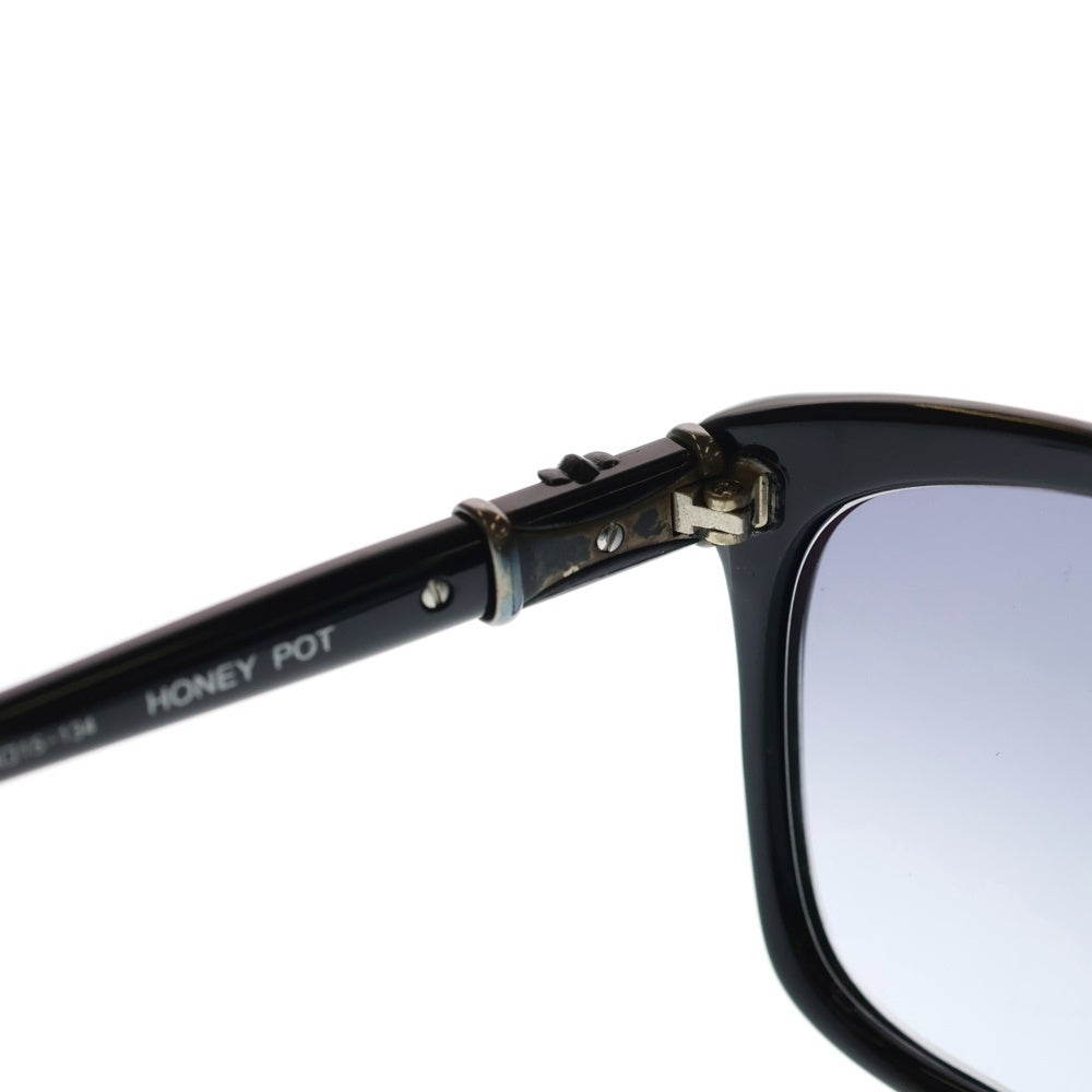 CHROME HEARTS(クロムハーツ) HONEY POT スクエアフレームサングラス アイウェア ブラック