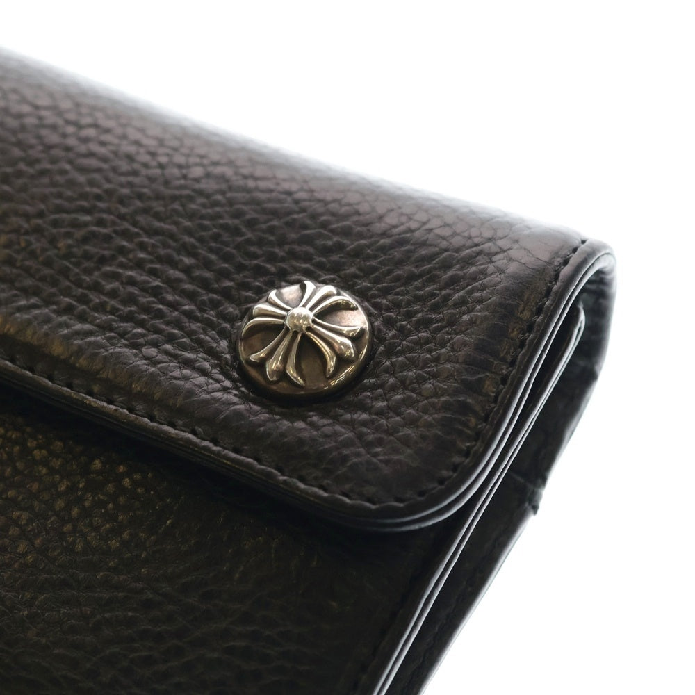 CHROME HEARTS(クロムハーツ) WAVE ウェーブ レザーウォレット 財布 ブラック BCA375