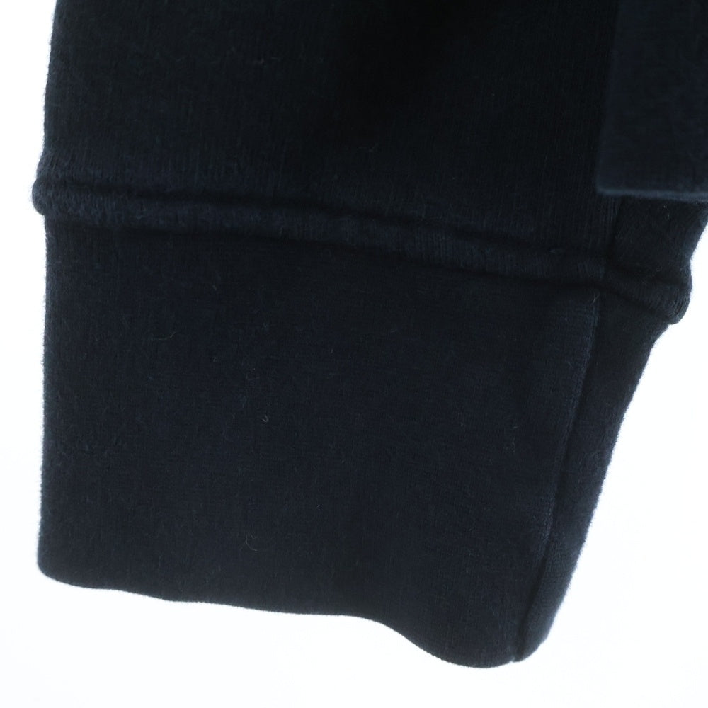 MARCELO BURLON(マルセロバーロン) 両面プリント クルーネック長袖スウェットトレーナー ブラック CMBA009F17506034