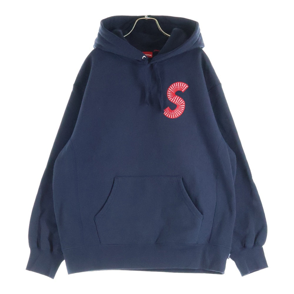 SUPREME(シュプリーム) 20AW S Logo Hooded Sweatshirt Sロゴ ボックスロゴ プルオーバーパーカー ネイビー