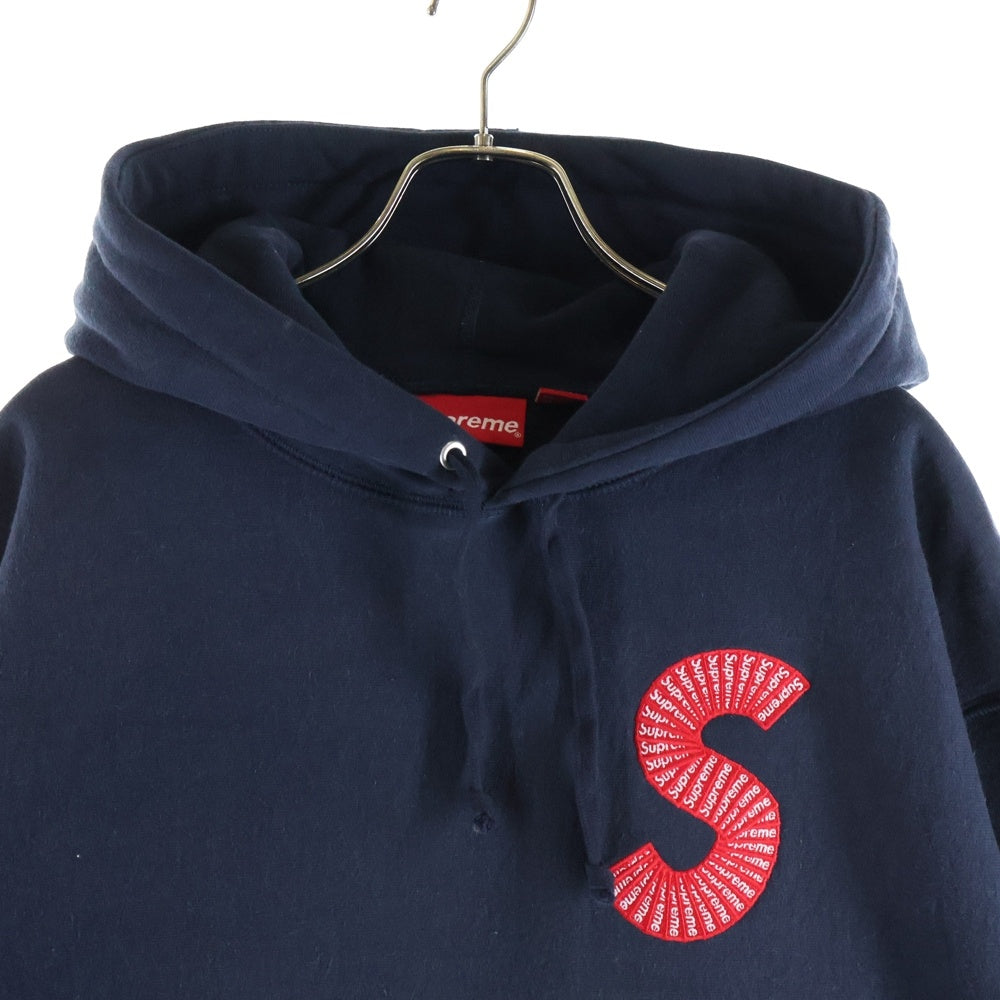 SUPREME(シュプリーム) 20AW S Logo Hooded Sweatshirt Sロゴ ボックスロゴ プルオーバーパーカー ネイビー