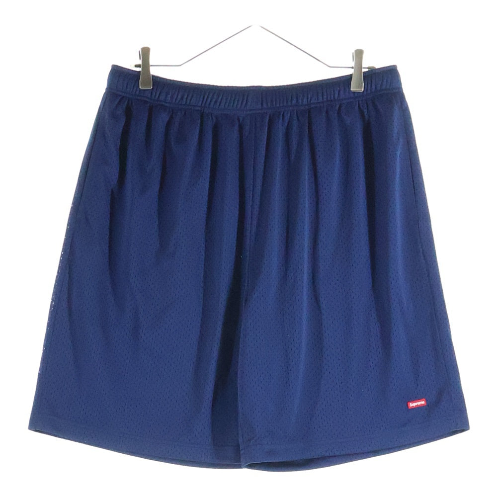 SUPREME(シュプリーム) 24SS Small Box Logo Baggy Mesh Short Pants スモールボックスロゴ バギーメッシュショートパンツ ネイビー