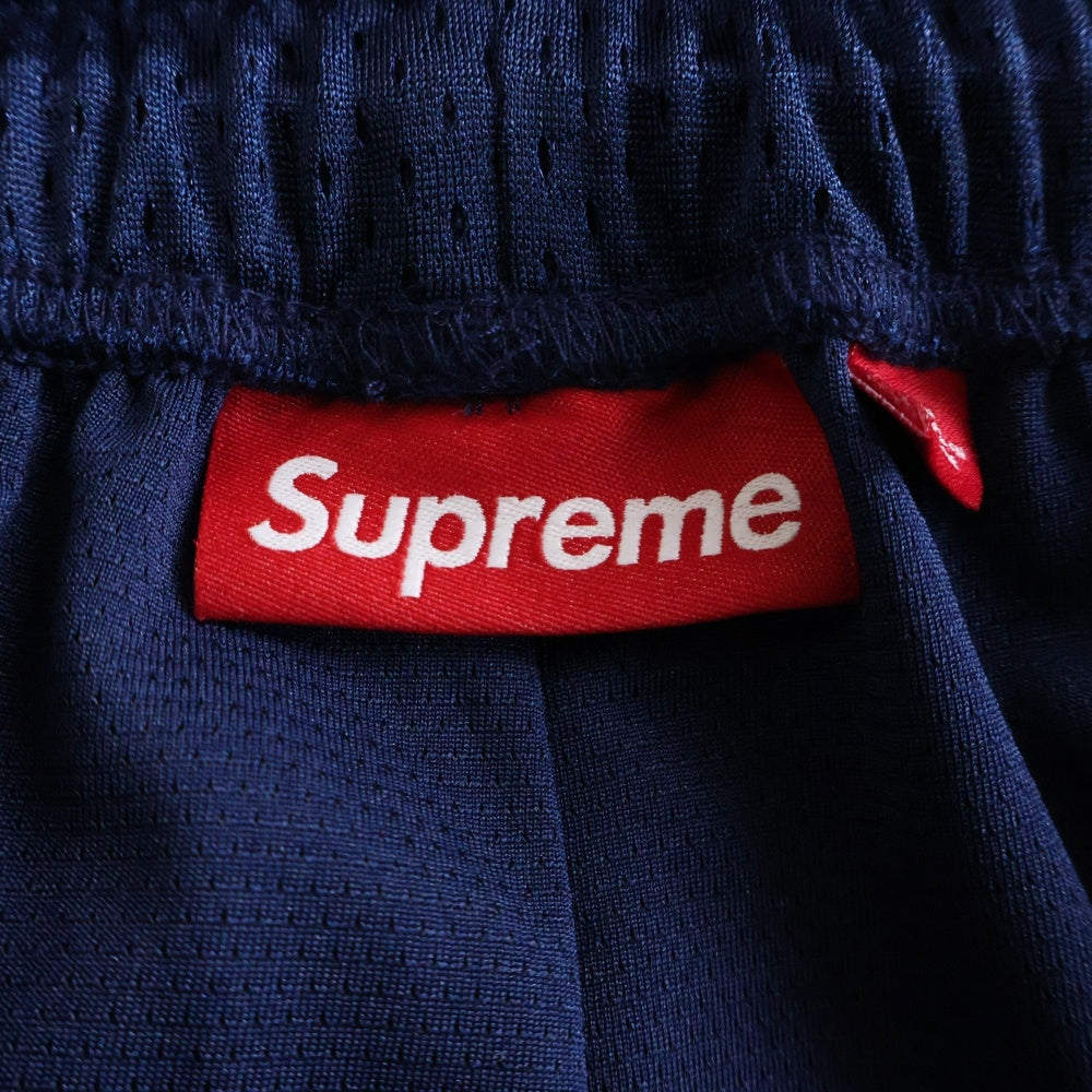 SUPREME(シュプリーム) 24SS Small Box Logo Baggy Mesh Short Pants スモールボックスロゴ バギーメッシュショートパンツ ネイビー