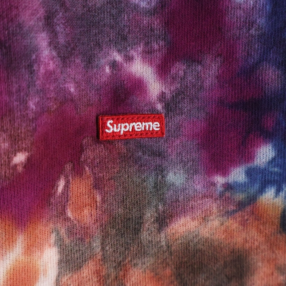 SUPREME(シュプリーム) Overdyed Small Box Sweatshort スモールボックスロゴ タイダイ柄 ショートパンツ マルチカラー