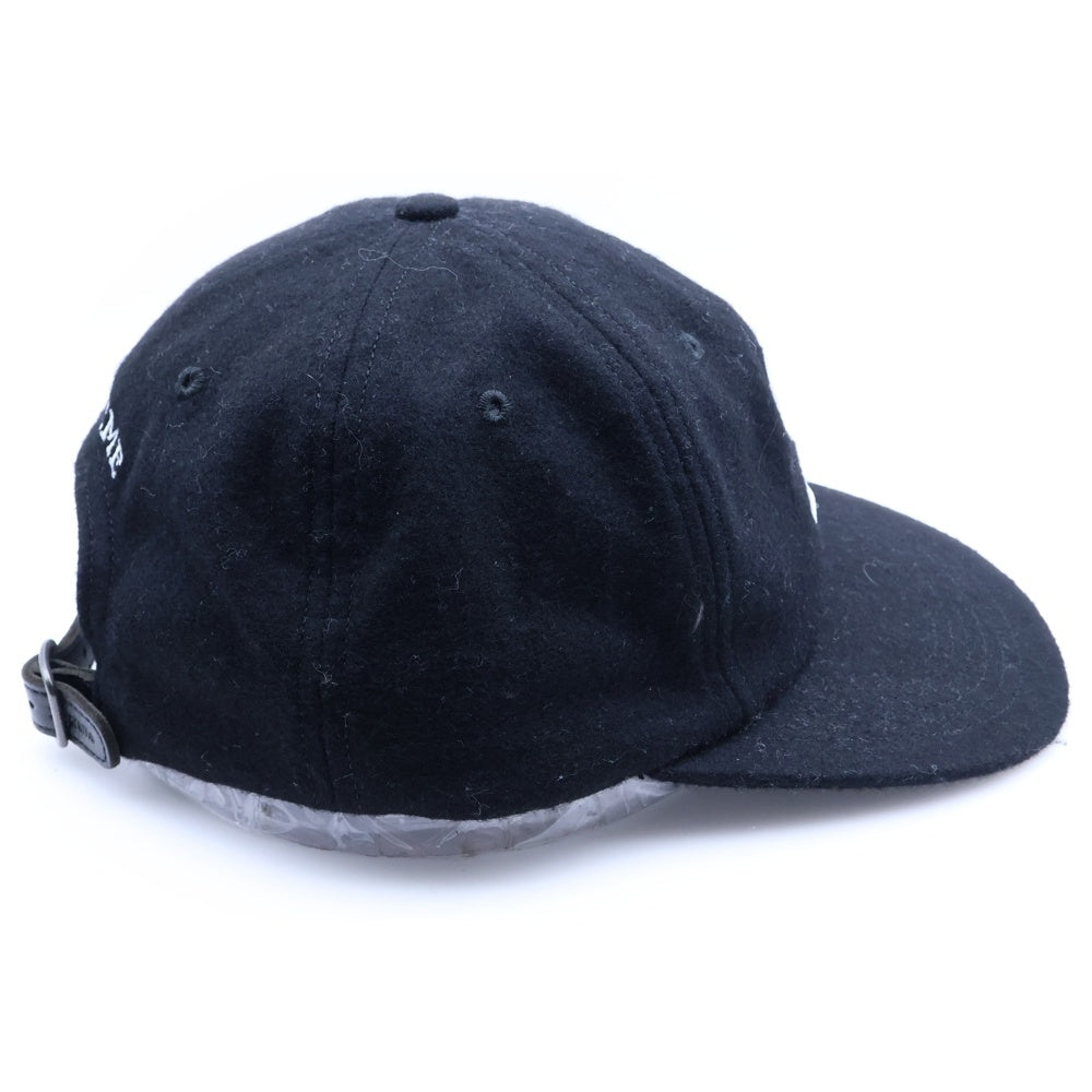 SUPREME(シュプリーム) S Logo 6-Panel Wool Cap Sロゴ 6パネル ウールキャップ 帽子 ブラック