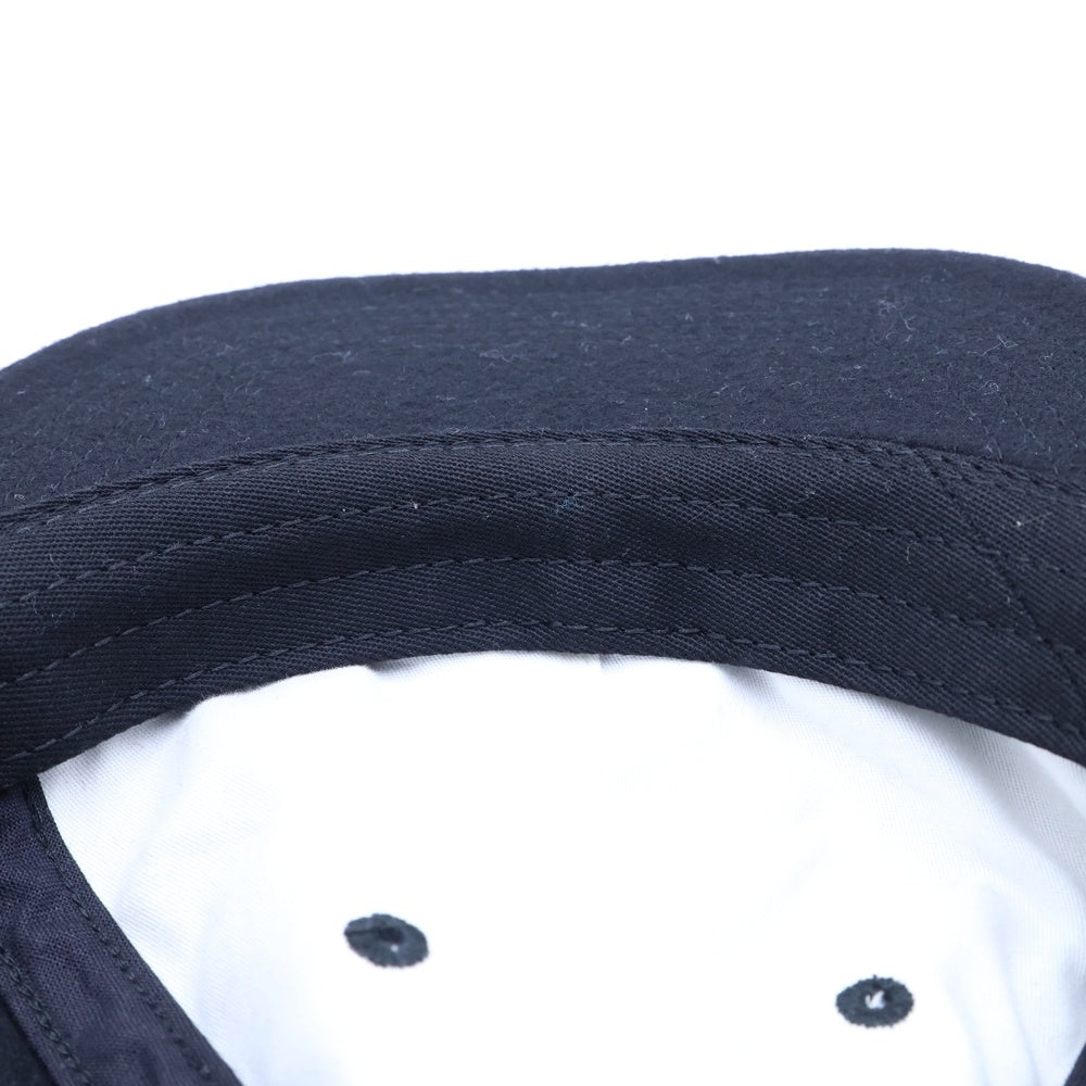 SUPREME(シュプリーム) S Logo 6-Panel Wool Cap Sロゴ 6パネル ウールキャップ 帽子 ブラック