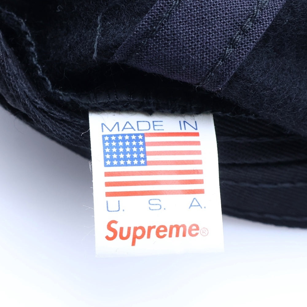 SUPREME(シュプリーム) S Logo 6-Panel Wool Cap Sロゴ 6パネル ウールキャップ 帽子 ブラック