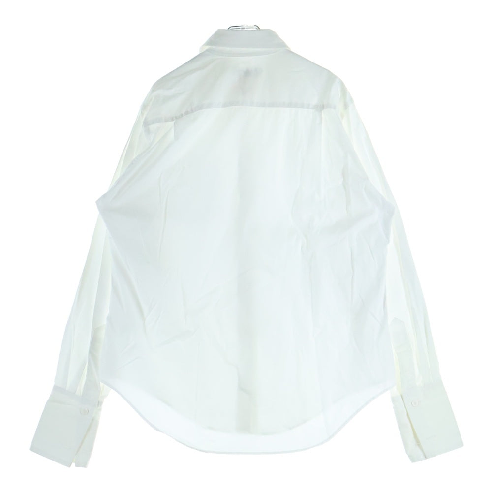 Yohji Yamamoto POUR HOMME(ヨウジヤマモト プールオム) ピンホール コットン長袖シャツ ホワイト