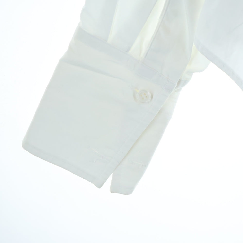 Yohji Yamamoto POUR HOMME(ヨウジヤマモト プールオム) ピンホール コットン長袖シャツ ホワイト